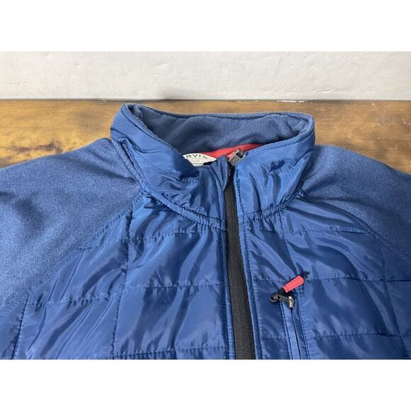 Orvis Jacket Mens 2XL Blue Full Zip Quilted Mixed Media - Picture 4 of 12